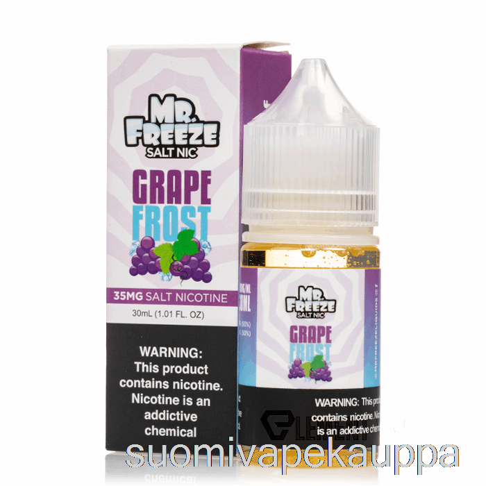 Vape Box Grape Frost - Mr Jäädytyssuolat - 30ml 35mg